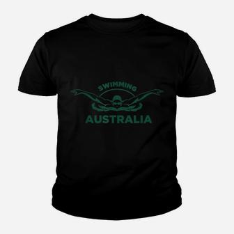 Swimming Australia Support The Team Shirt Pool Youth T-shirt | Crazezy AU