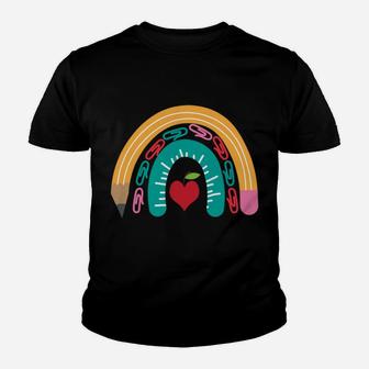 Ta Squad, Funny Boho Rainbow For Teacher Assistant Youth T-shirt | Crazezy