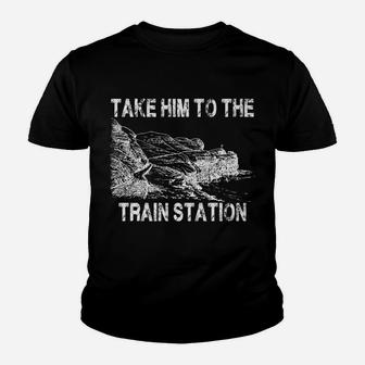 Take Him To The Train Station Youth T-shirt | Crazezy DE
