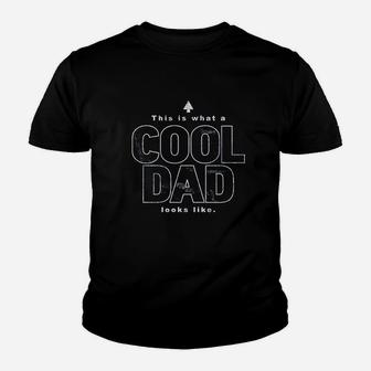 Tall Cool Dad Graphic Youth T-shirt | Crazezy DE