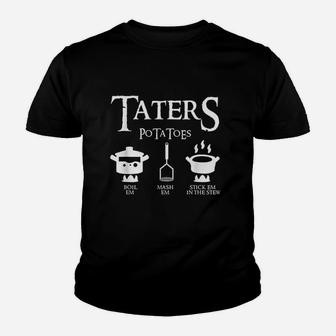 Taters Potatoes Youth T-shirt | Crazezy CA
