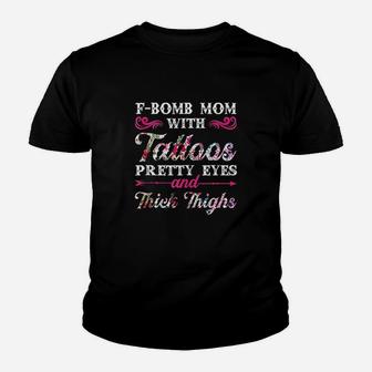 Tattooed Mom For Women Who Loves Temporary Tattoos Youth T-shirt | Crazezy
