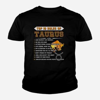 Taurus Birthday Youth T-shirt | Crazezy AU