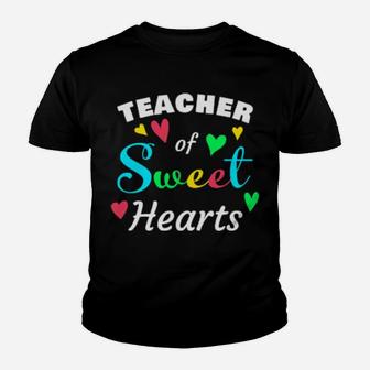 Teacher Of Sweethearts Valentines Days Youth T-shirt - Monsterry
