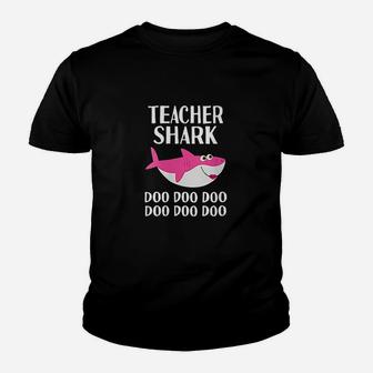 Teacher Shark Doo Women Teacher Appreciation Gift Last Day Youth T-shirt | Crazezy CA