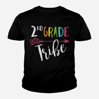 Team 2Nd Second Grade Teacher Tribe Back To School Youth T-shirt | Crazezy DE