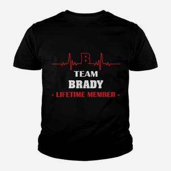 Team Brady Lifetime Member Blood Completely Family Youth T-shirt | Crazezy