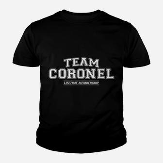 Team Coronel | Proud Family Surname, Last Name Gift Youth T-shirt | Crazezy AU
