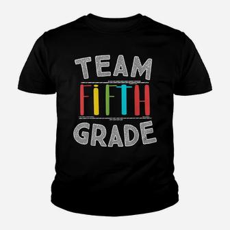 Team Fifth Grade Teacher Gifts 5Th Grade Back To School Youth T-shirt | Crazezy UK