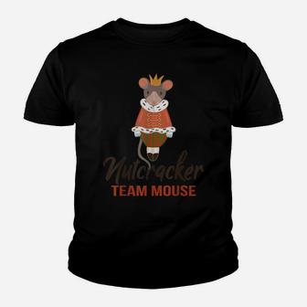 Team Mouse Nutcracker Shirt Christmas Dance Funny Soldier Youth T-shirt | Crazezy AU