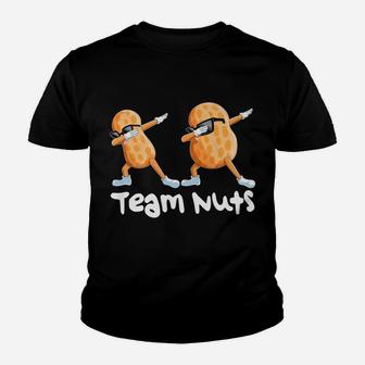 Team Nuts Funny Gender Reveal Family Youth T-shirt | Crazezy