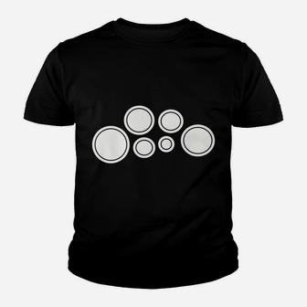 Tenor Drum | Minimalist Drumming Youth T-shirt | Crazezy UK