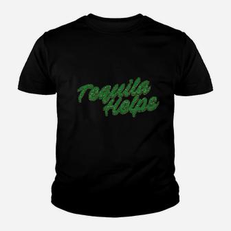 Tequila Helps Funny Mexico Drinking Taco Tuesday Margarita Youth T-shirt | Crazezy CA