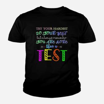 Test Day Funny School Professor Teacher Youth T-shirt | Crazezy AU