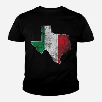 Texas Italian Italy Flag Italia Texan Family Heritage Youth T-shirt | Crazezy