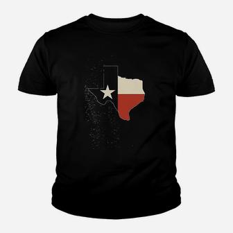 Texas Lone Star State Flag Youth T-shirt | Crazezy