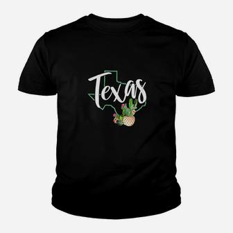 Texas State Map Youth T-shirt | Crazezy