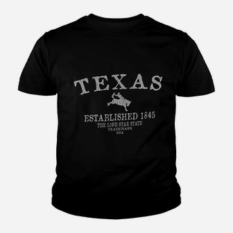 Texas The Lone Star State Youth T-shirt | Crazezy