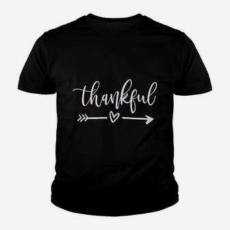 Thanksgiving Letter Print Love Graphic Youth T-shirt | Crazezy
