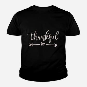 Thanksgiving Letter Print Youth T-shirt | Crazezy