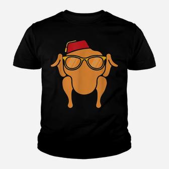 Thanksgiving Shirt Turkey Head Funny Gift For Friends Youth T-shirt | Crazezy CA