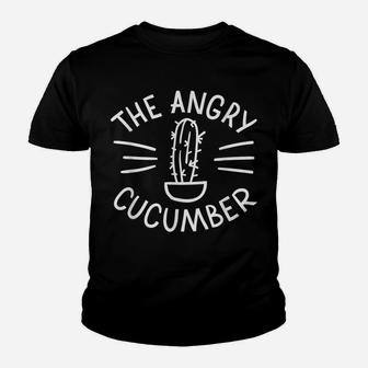 The Angry Cucumber Cactus Gardening Flowers Plants Floral Youth T-shirt | Crazezy DE