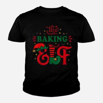 The Baking Elf Bakery Xmas For Baker Chef Cupcake Youth T-shirt - Monsterry DE