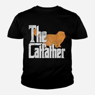 The Catfather Cat Father Father Father Cat Youth T-shirt | Crazezy