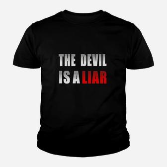 The Devil Is A Liar Youth T-shirt | Crazezy UK