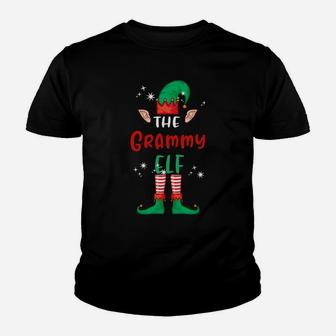 The Grammy Elf Matching Family Group Christmas Funny Xmas Youth T-shirt | Crazezy AU