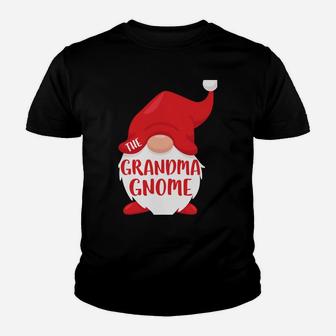 The Grandma Gnome Matching Christmas Costume Shirt Sweatshirt Youth T-shirt | Crazezy