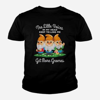 The Littles Voices Get More Gnomes Dark Youth T-shirt | Crazezy