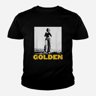 The Man Stand Beach With Golden Styles Youth T-shirt | Crazezy