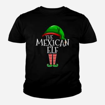 The Mexican Elf Family Matching Group Christmas Gift Mexico Youth T-shirt | Crazezy AU