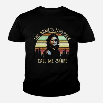 The Names Plissken Call Me Snake Youth T-shirt | Crazezy AU