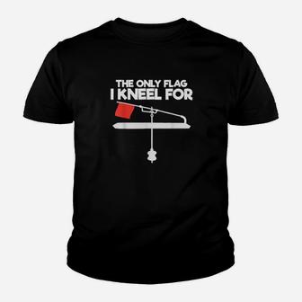 The Only Flag I Kneel For Youth T-shirt - Monsterry CA
