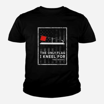 The Only Flag I Kneel For Youth T-shirt | Crazezy