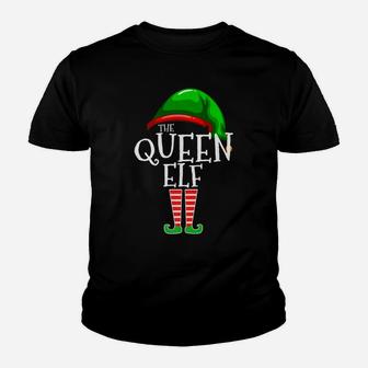 The Queen Elf Family Matching Group Christmas Gift Women Youth T-shirt | Crazezy