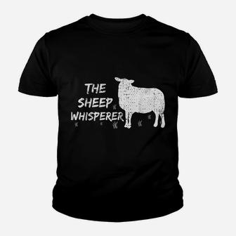 The Sheep Whisperer Tshirt Farmer Gift Animal Vintage Shirt Youth T-shirt | Crazezy UK