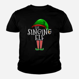 The Singing Elf Group Matching Family Christmas Gifts Singer Youth T-shirt | Crazezy DE
