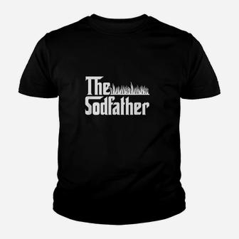 The Sod Father Grass Cutting Lawn Care Youth T-shirt | Crazezy CA