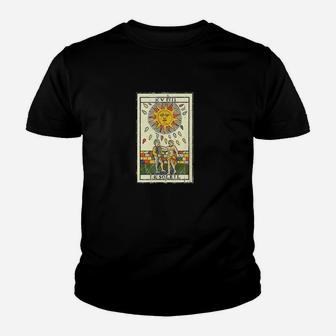 The Sun Le Soleil Tarot Card Vintage Tarot Card Graphic Youth T-shirt | Crazezy DE