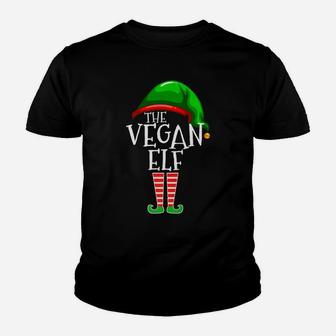 The Vegan Elf Group Matching Family Christmas Gifts Holiday Youth T-shirt | Crazezy AU