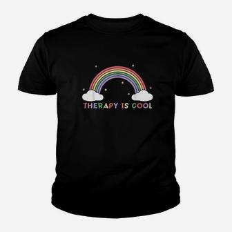 Therapy Is Cool Self Care Mental Health Awareness Gift Women Youth T-shirt | Crazezy DE