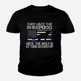 They Hate The Sheepdog Youth T-shirt | Crazezy UK