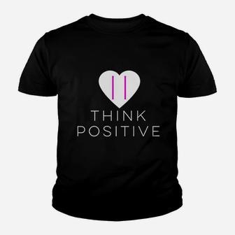 Think Positive Youth T-shirt | Crazezy DE