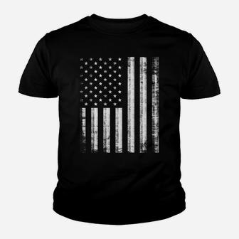 Think While It's Still Legal Distressed American Flag Design Youth T-shirt | Crazezy