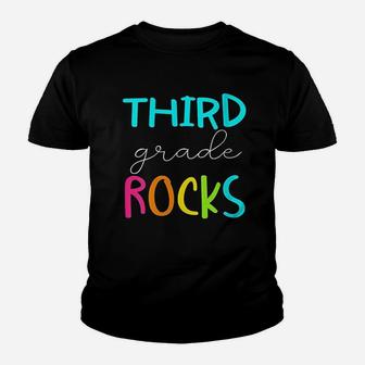 Third Grade Rocks Youth T-shirt | Crazezy UK