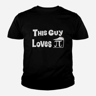 This Guy Loves Pi Day Math Geek Youth T-shirt | Crazezy AU
