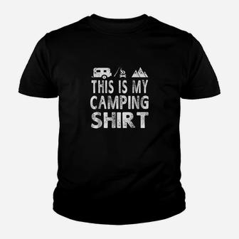 This Is My Camping Funny Camper Gift Youth T-shirt | Crazezy DE